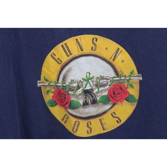 GUNS N ROSES SWEATSHIRT GRAY WITH FRONT LOGO SIZE L - Picture 3 of 5